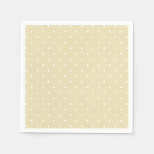 Early Autumn Polka Dots Micro Golden Wheat Napkin