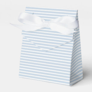 Early Autumn Refined Stripes Dusty Blue ll Favour Box