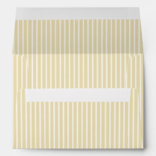 Early Autumn Refined Stripes Golden Wheat Envelope