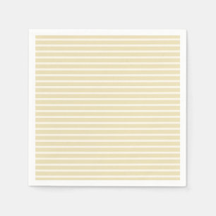 Early Autumn Refined Stripes Golden Wheat ll Napkin