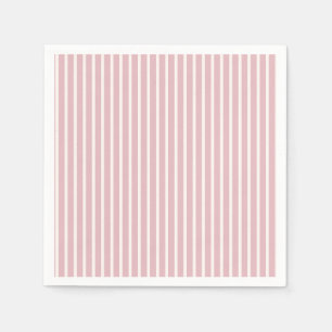 Early Autumn Refined Stripes Muted Rose Napkin