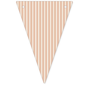 Early Autumn Refined Stripes Warm Apricot Bunting