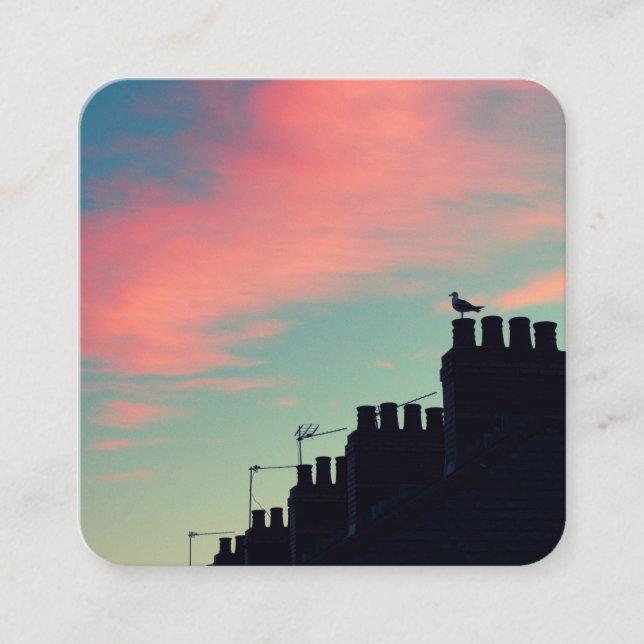 Early Bird Square Business Card (Front)