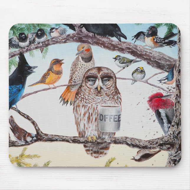 "Early Birds" Mousepad (Front)