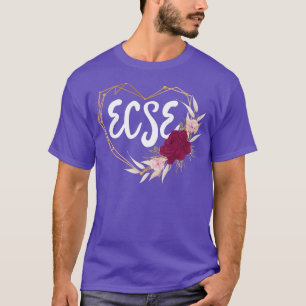 Early Childhood Special Education SPED ECSE Crew L T-Shirt