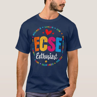 Early Childhood Special Education SPED ECSE Crew M T-Shirt