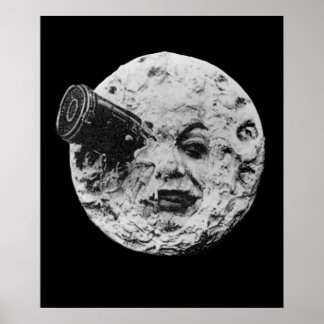 EARLY CINEMA A Trip to the Moon By Georges Melies  Poster