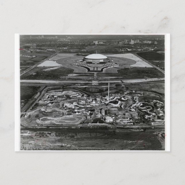 *Early Days...Astrodome & Astroworld Postcard (Front)