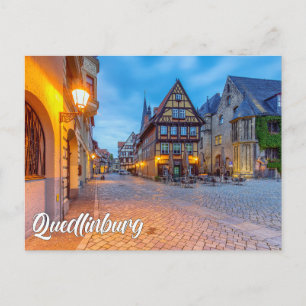 Early Evening In Quedlinburg, Germany Postcard