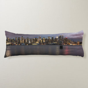 Early evening panoramic view of Manhattan Body Cushion