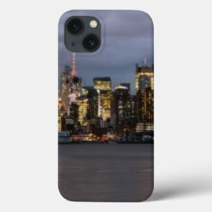 Early evening panoramic view of Manhattan iPhone 13 Case
