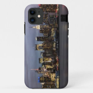 Early evening panoramic view of Manhattan iPhone 11 Case