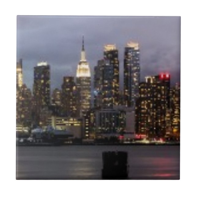 Early evening panoramic view of Manhattan Tile (Front)