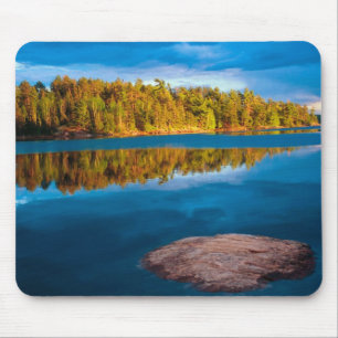 Early Evening reflections in the boundry waters Mouse Pad