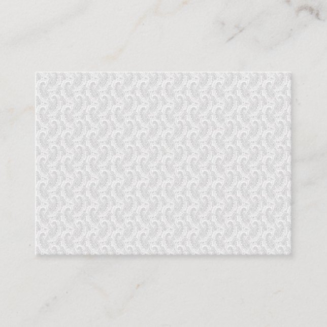 Early Fall Leaves Pattern | Autumn Season Decor Enclosure Card (Front)