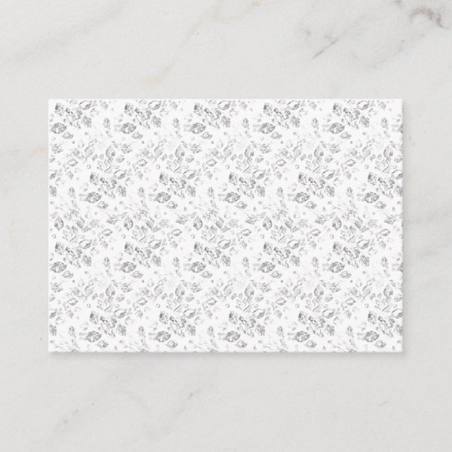 Early Fall Leaves Pattern | Autumn Season Decor Enclosure Card (Front)