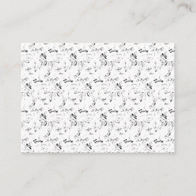Early Fall Leaves Pattern | Autumn Season Decor Enclosure Card (Front)