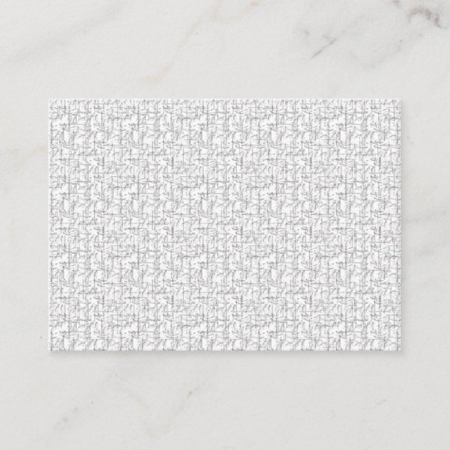 Early Fall Leaves Pattern | Autumn Season Decor Enclosure Card (Front)