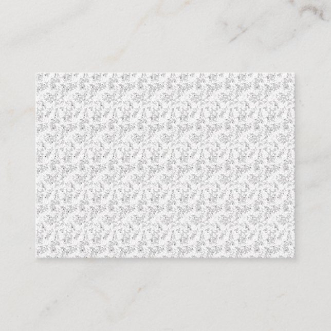 Early Fall Leaves Pattern | Autumn Season Decor Enclosure Card (Front)