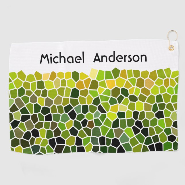 Early Fall - Personalised Golf Towel (Horizontal)