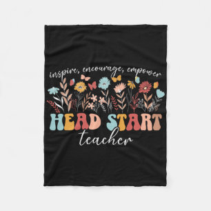Early Head Start Teacher Appreciation Head Start T Fleece Blanket