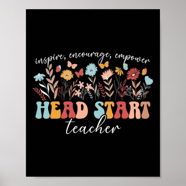 Early Head Start Teacher Appreciation Head Start T Poster (Front)