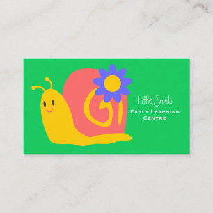 Early Learning Centre Daycare business snails Card