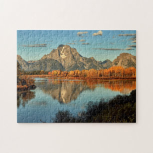 Early Light In Wyoming at Oxbow Bend Jigsaw Puzzle