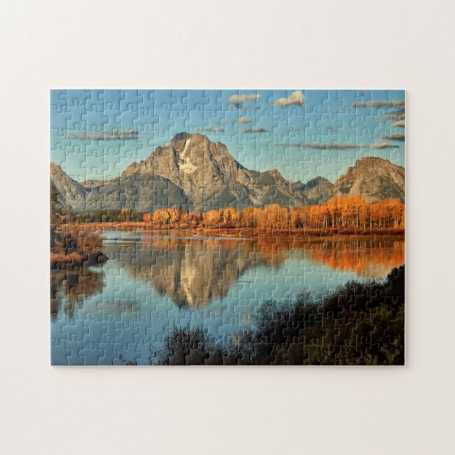 Early Light In Wyoming at Oxbow Bend Jigsaw Puzzle (Horizontal)