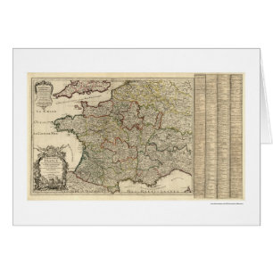 Early Map Of France 1700