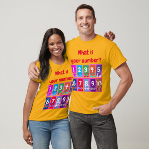 Early Maths Numbers 1 to 10 T-Shirt