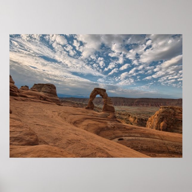Early Morning at Delicate Arch Poster (Front)