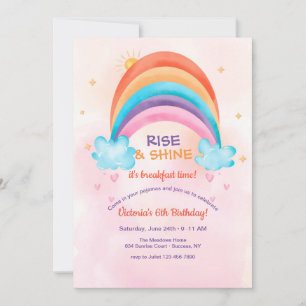 Early Morning Birthday Party Invitation