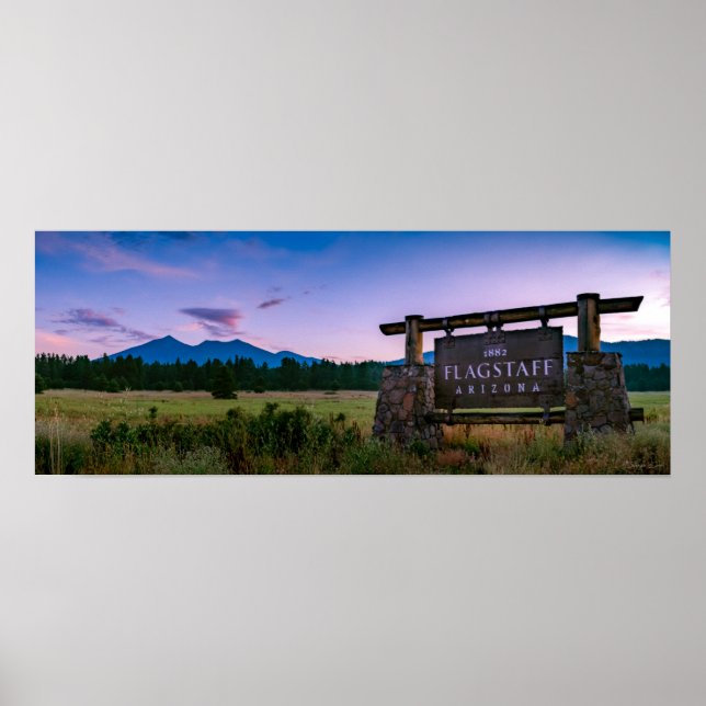 Early Morning in the Mountains of Arizona Poster (Front)