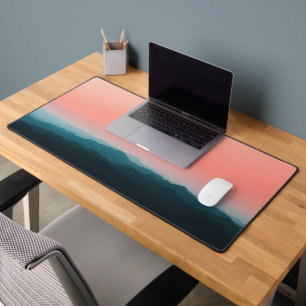 Early morning layers desk mat