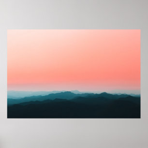 Early morning layers poster