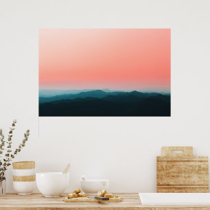 Early morning layers poster