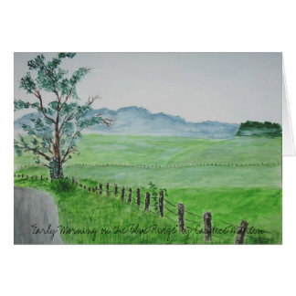 "Early Morning on the Blue Ridge" 