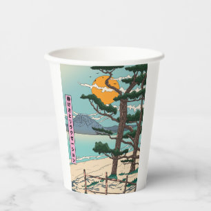 Early morning songbird paper cups