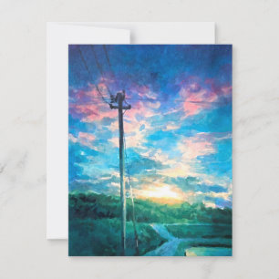 Early Morning Sunrise Holiday Card