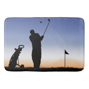 Early Morning Tee Time Bath Mat