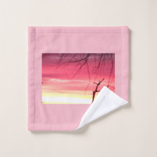 Early Morning Winter Sunrise Wash Cloth