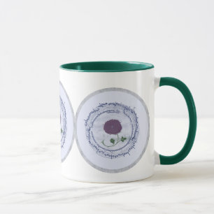 Early Music Manuscript Flower Mug