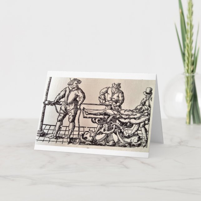 Early orthopaedics Blank Card (Front)