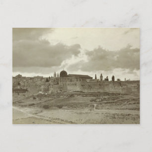 Early Picture of Jerusalem from the Southeast Postcard