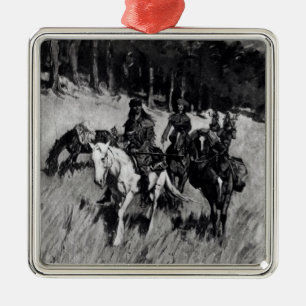 Early Pioneers on the Blue Ridge Metal Ornament