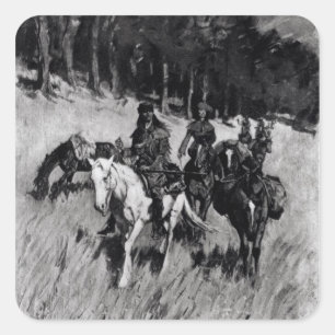 Early Pioneers on the Blue Ridge Square Sticker