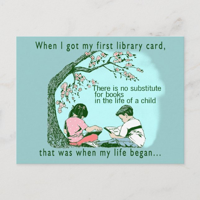 Early Reading Postcard (Front)