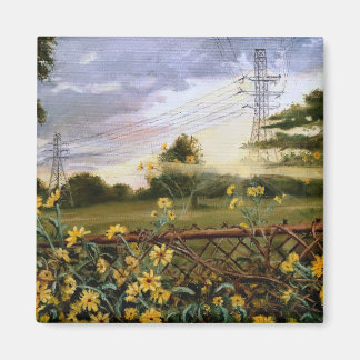 Early September Evening Sunset Magnet