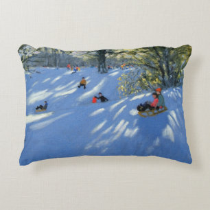 Early snow Darley Park Derby Decorative Cushion